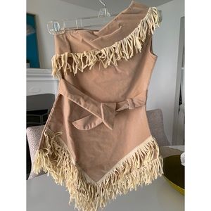 Pocahontas costume with shoes for little girl